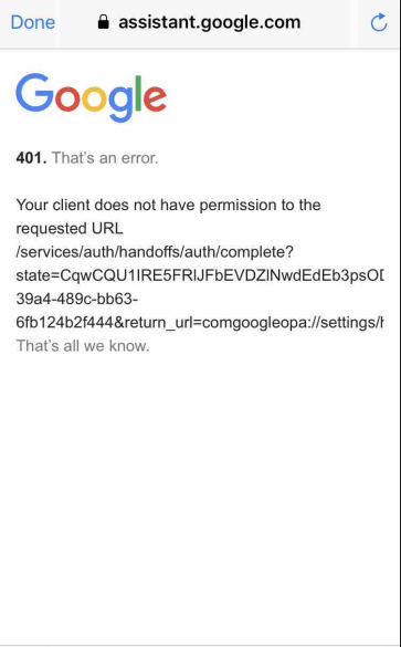 401 Error When Linking Google Home Ewelink Help Center